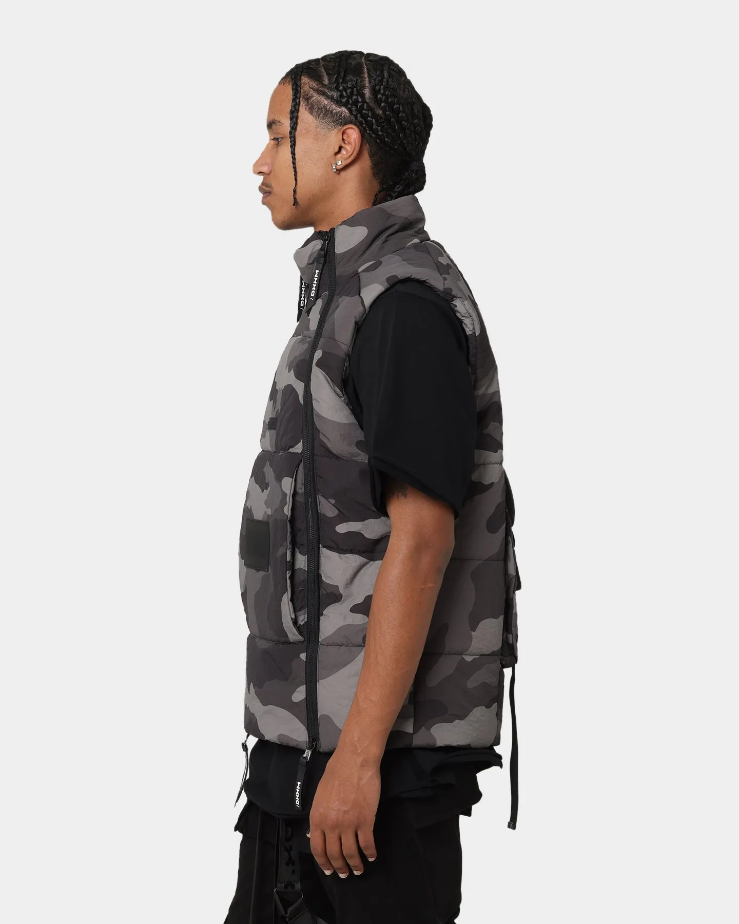 DXXMLife L-3 Chainge$ Puffer Vest Grey/Camo