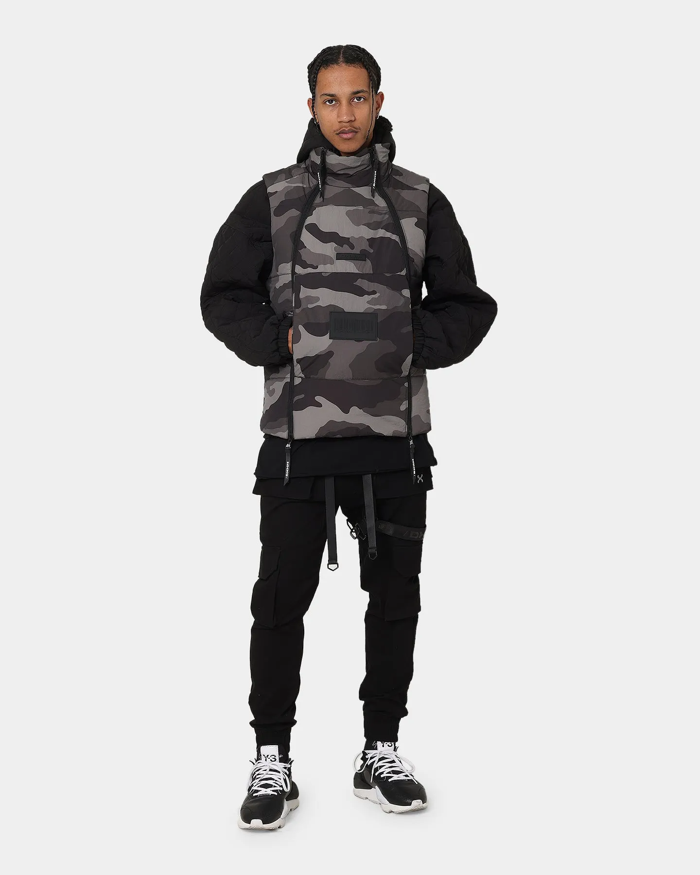 DXXMLife L-3 Chainge$ Puffer Vest Grey/Camo