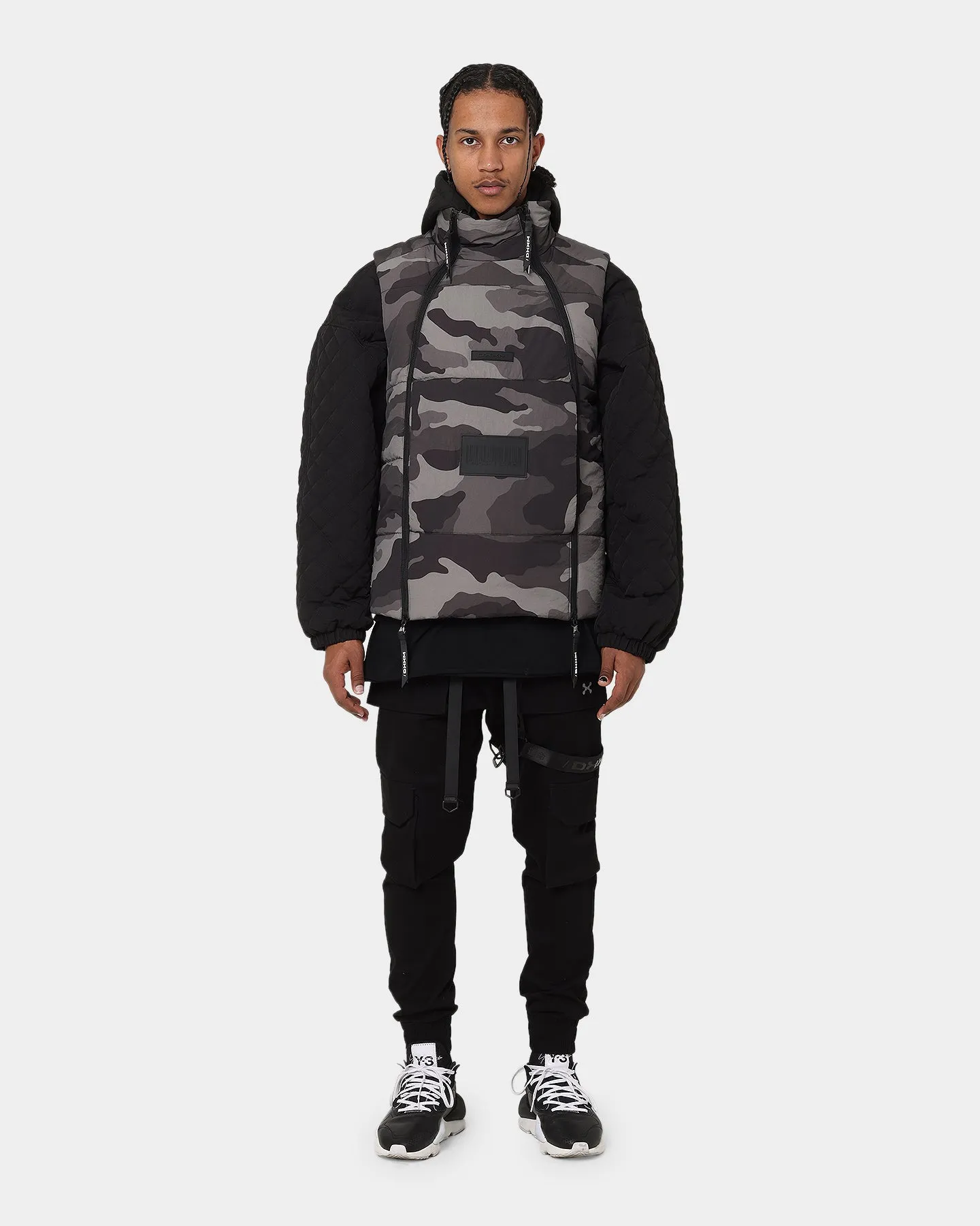 DXXMLife L-3 Chainge$ Puffer Vest Grey/Camo