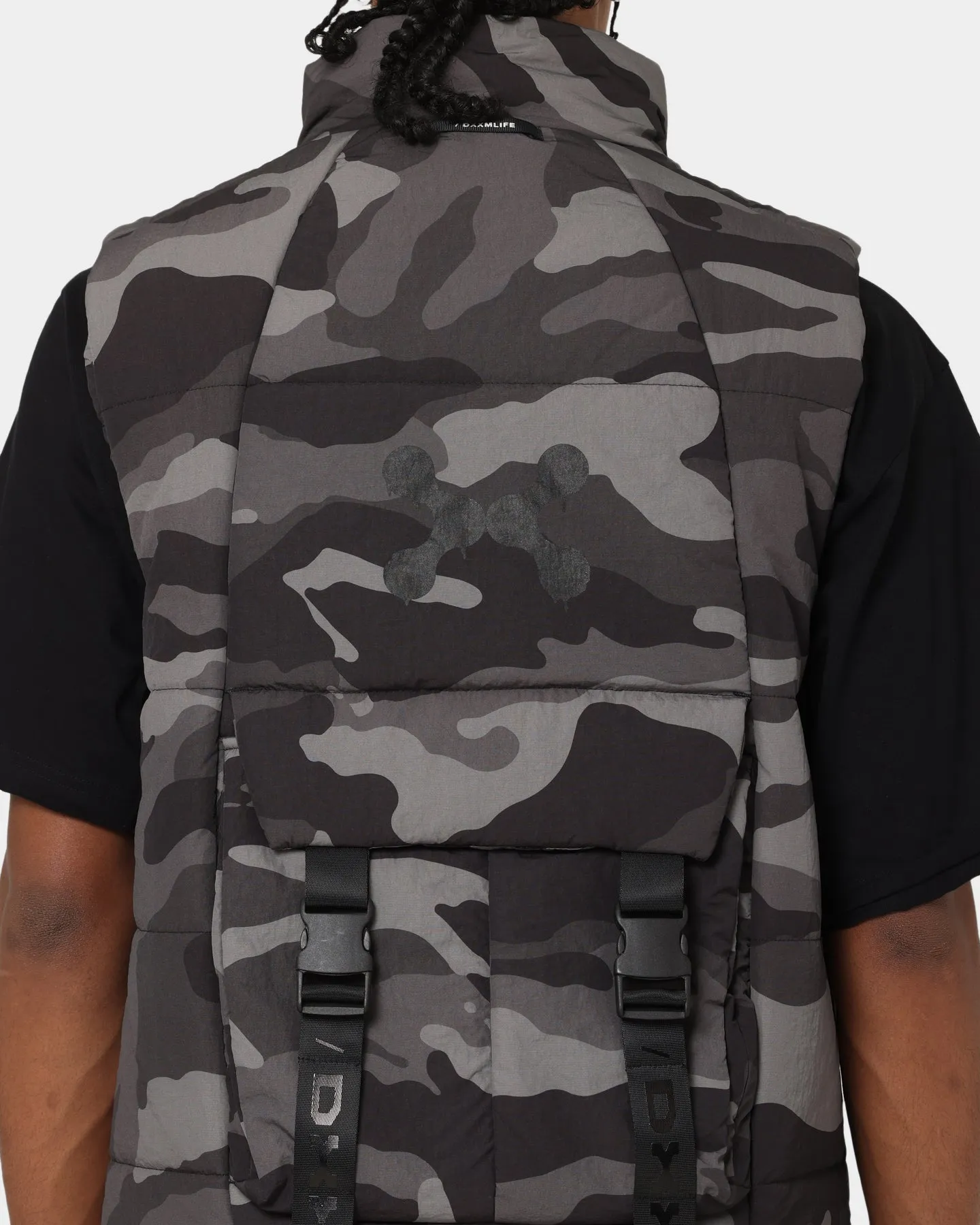 DXXMLife L-3 Chainge$ Puffer Vest Grey/Camo