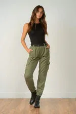 Elan Olive Terrance Cargo Joggers