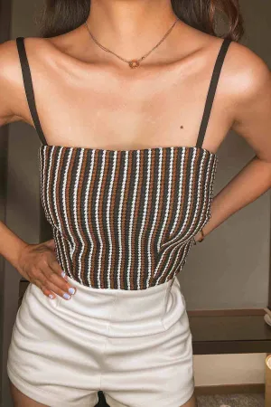 Ello Knit Camisole in Stripes