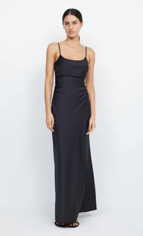 ETERNITY SCOOP MAXI DRESS - BLACK