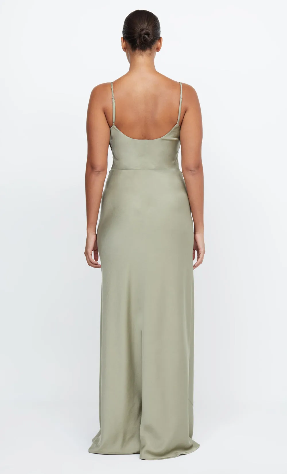 ETERNITY SCOOP MAXI DRESS - SAGE