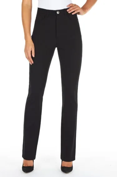 FDJ Suzanne Straight Leg Knit Pant 6496396 -BLK Black