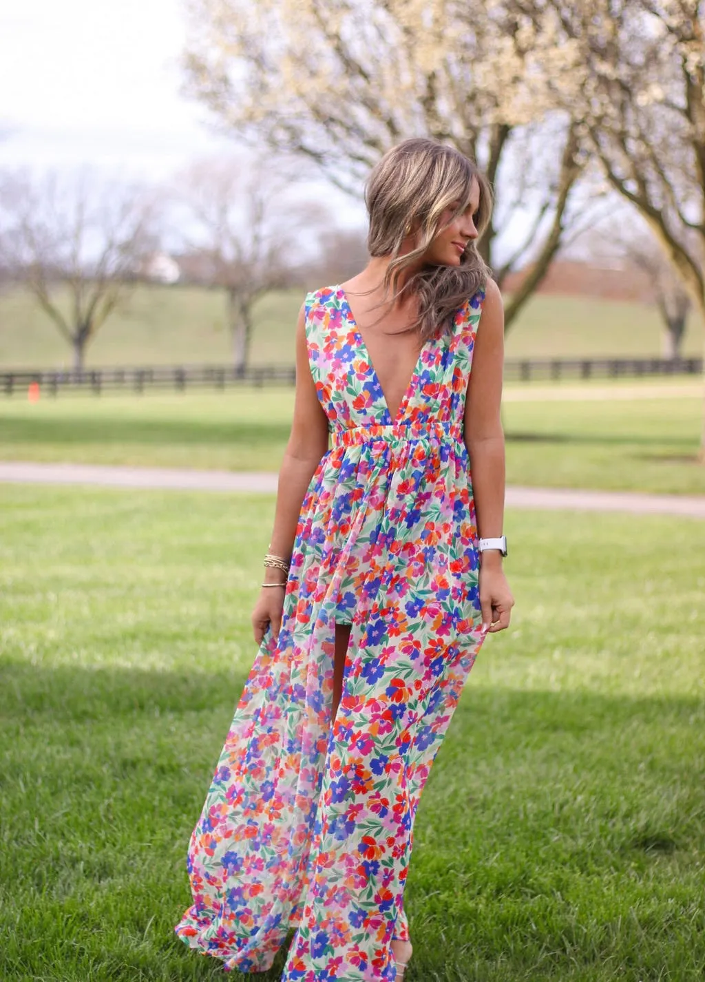 Floral Cosmo Dress