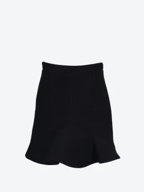 Frill mini skirt