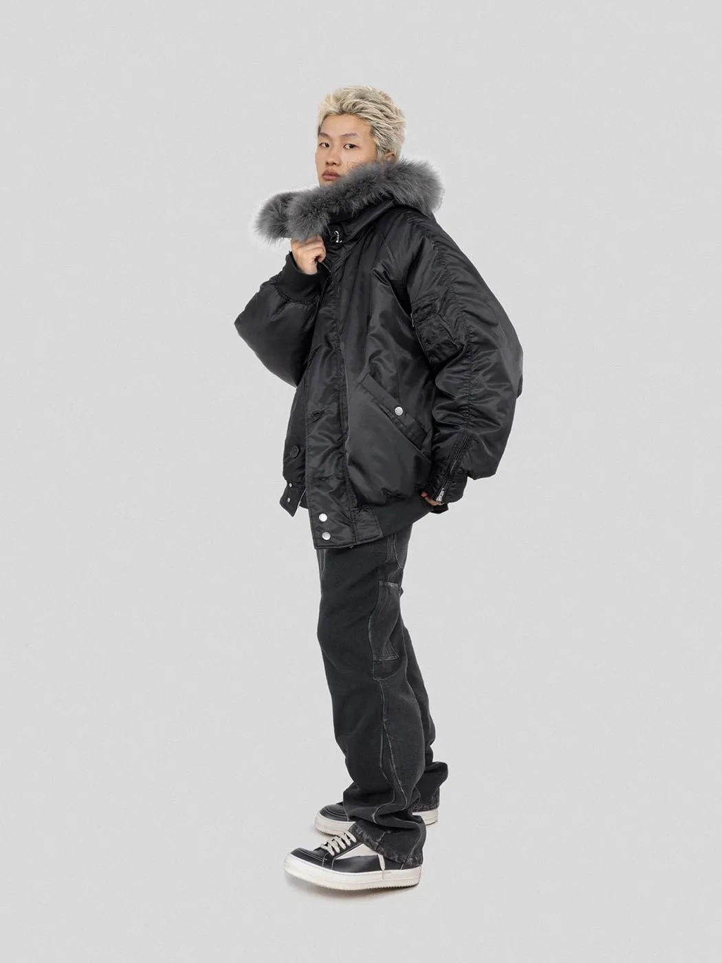 Fur Hood Puffer Jacket