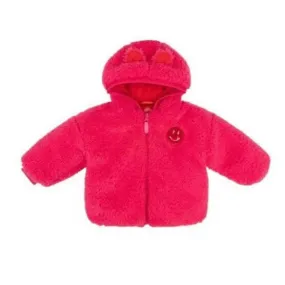 Girls Pink Vivi Teddy Jacket