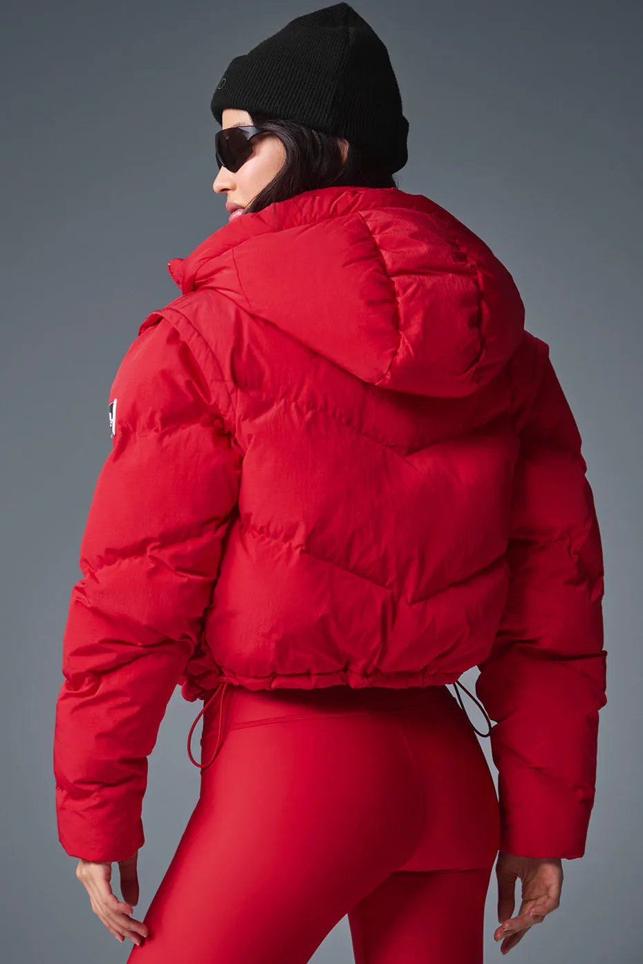 Glacier Puffer - Bold Red