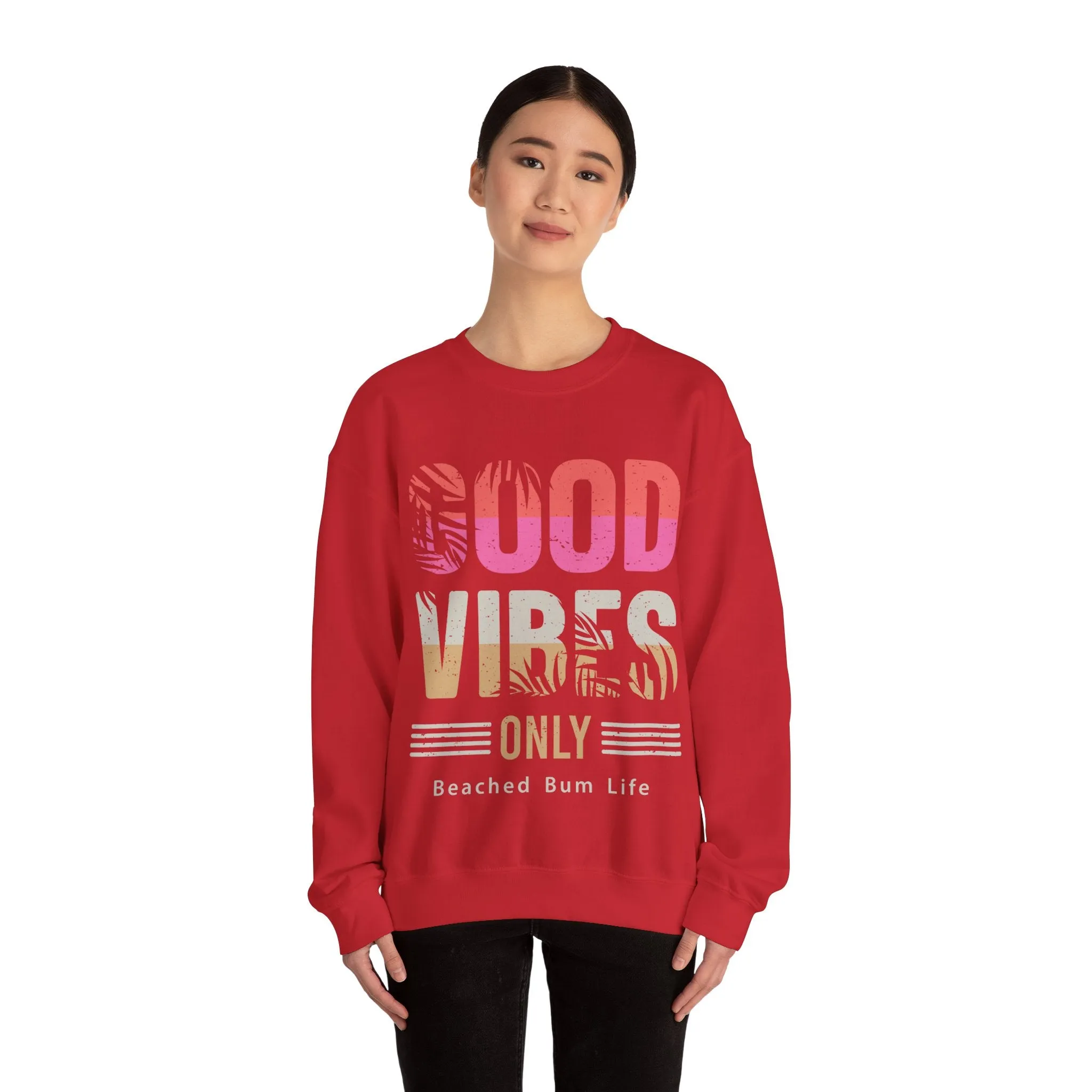 GOOD VIBES - Unisex Heavy Blend™ Crewneck Sweatshirt