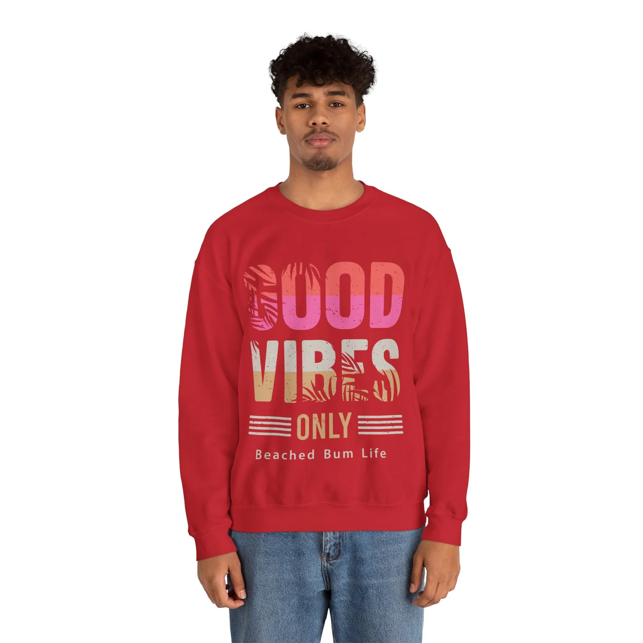 GOOD VIBES - Unisex Heavy Blend™ Crewneck Sweatshirt