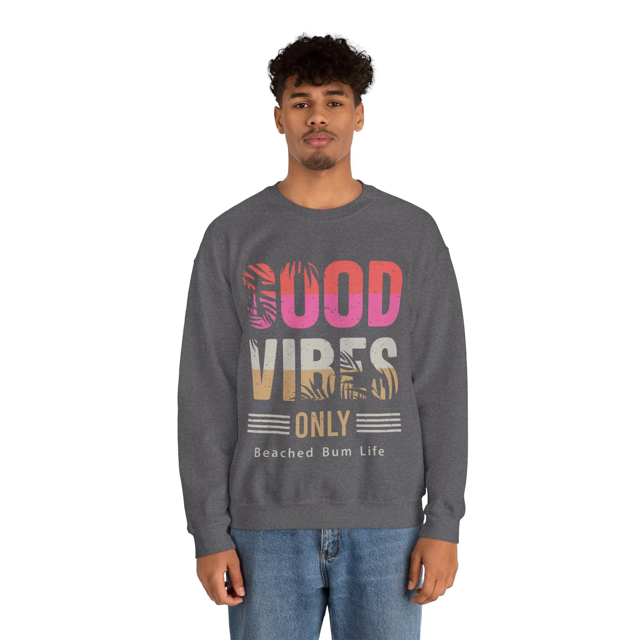 GOOD VIBES - Unisex Heavy Blend™ Crewneck Sweatshirt