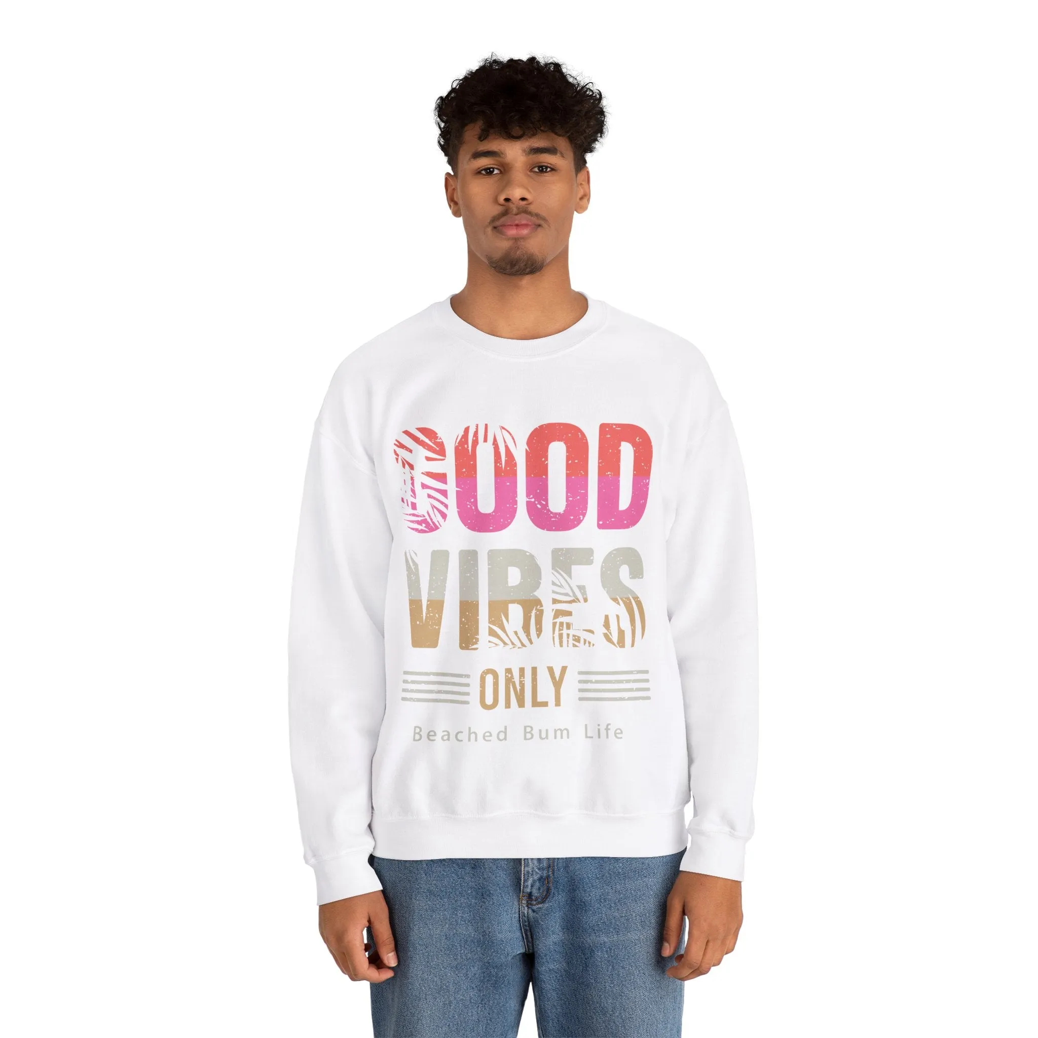 GOOD VIBES - Unisex Heavy Blend™ Crewneck Sweatshirt