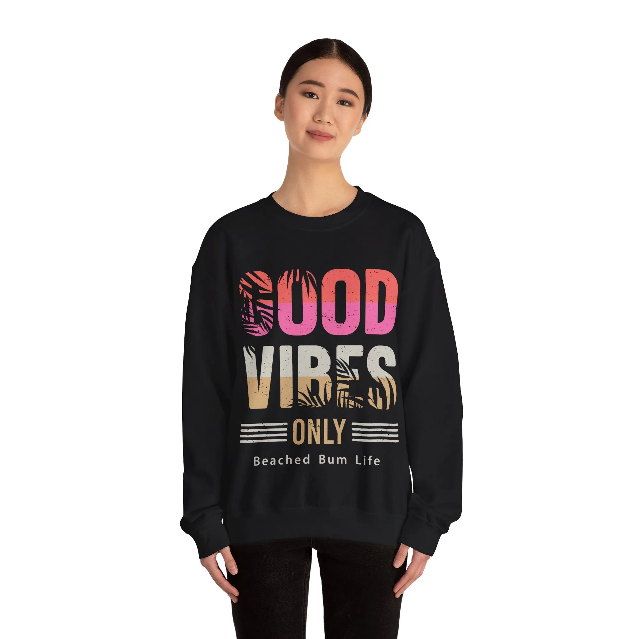 GOOD VIBES - Unisex Heavy Blend™ Crewneck Sweatshirt