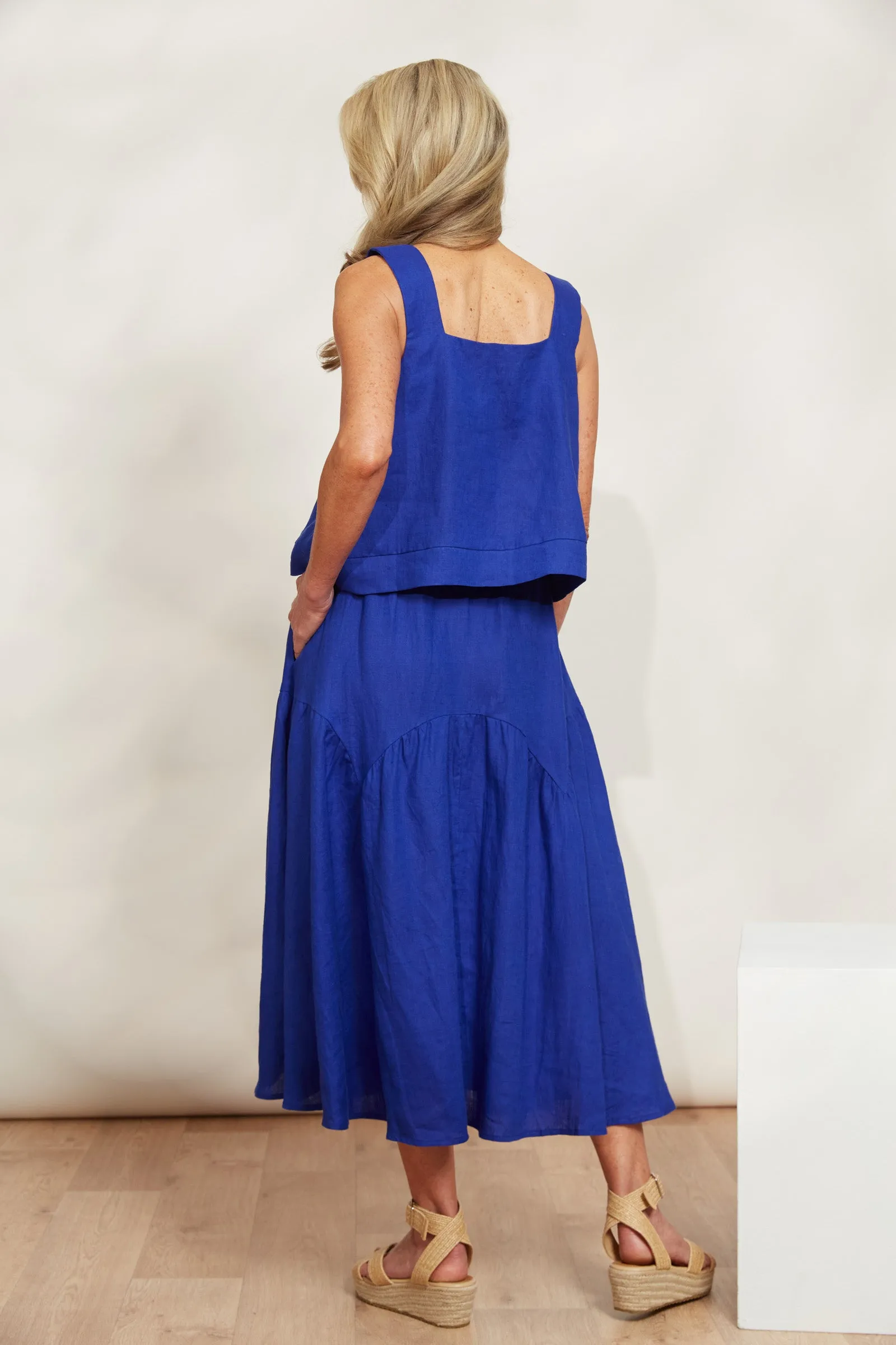 Halcyon Skirt - Cobalt