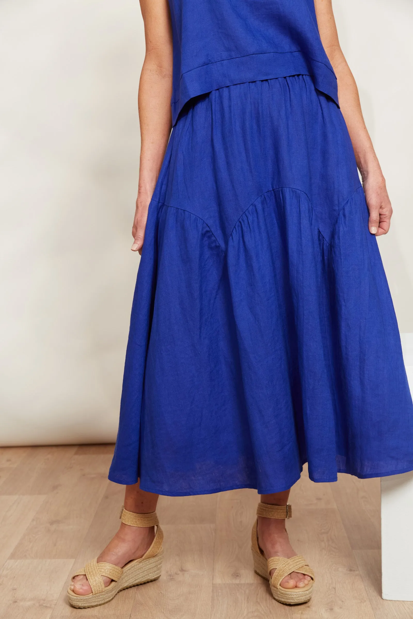 Halcyon Skirt - Cobalt