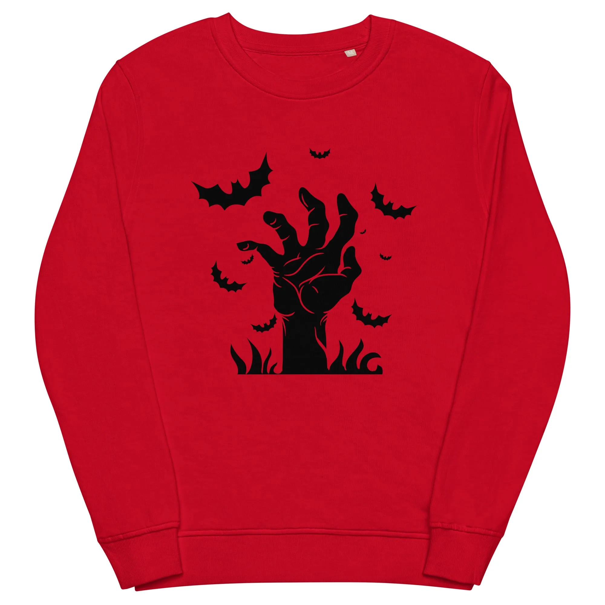 Hand Halloween Graphic Men Organic Sweatshirt