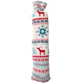 Holiday Reindeer Blue Swaddle