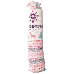 Holiday Reindeer Pink Swaddle