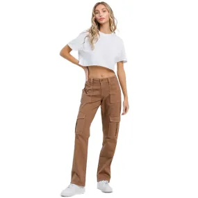 Jelly Jeans Taupe Straight Cargo Pants All Sizes Available 1, 3, 5, 7, 9, 11, 13