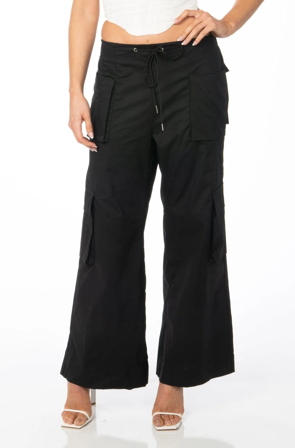 Just Chill Cargo Pants Black