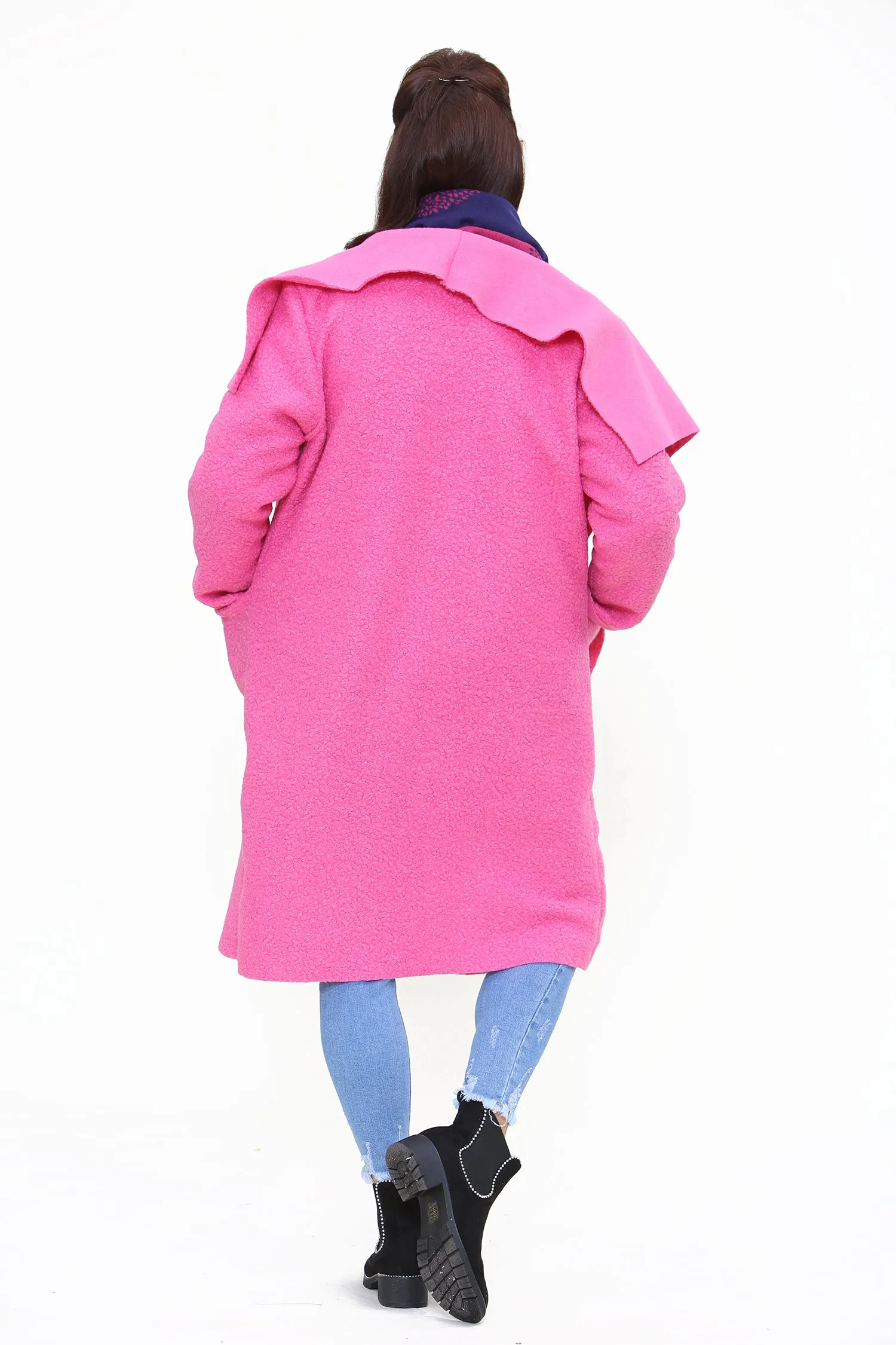 KALA  Duster Jacket In Pink