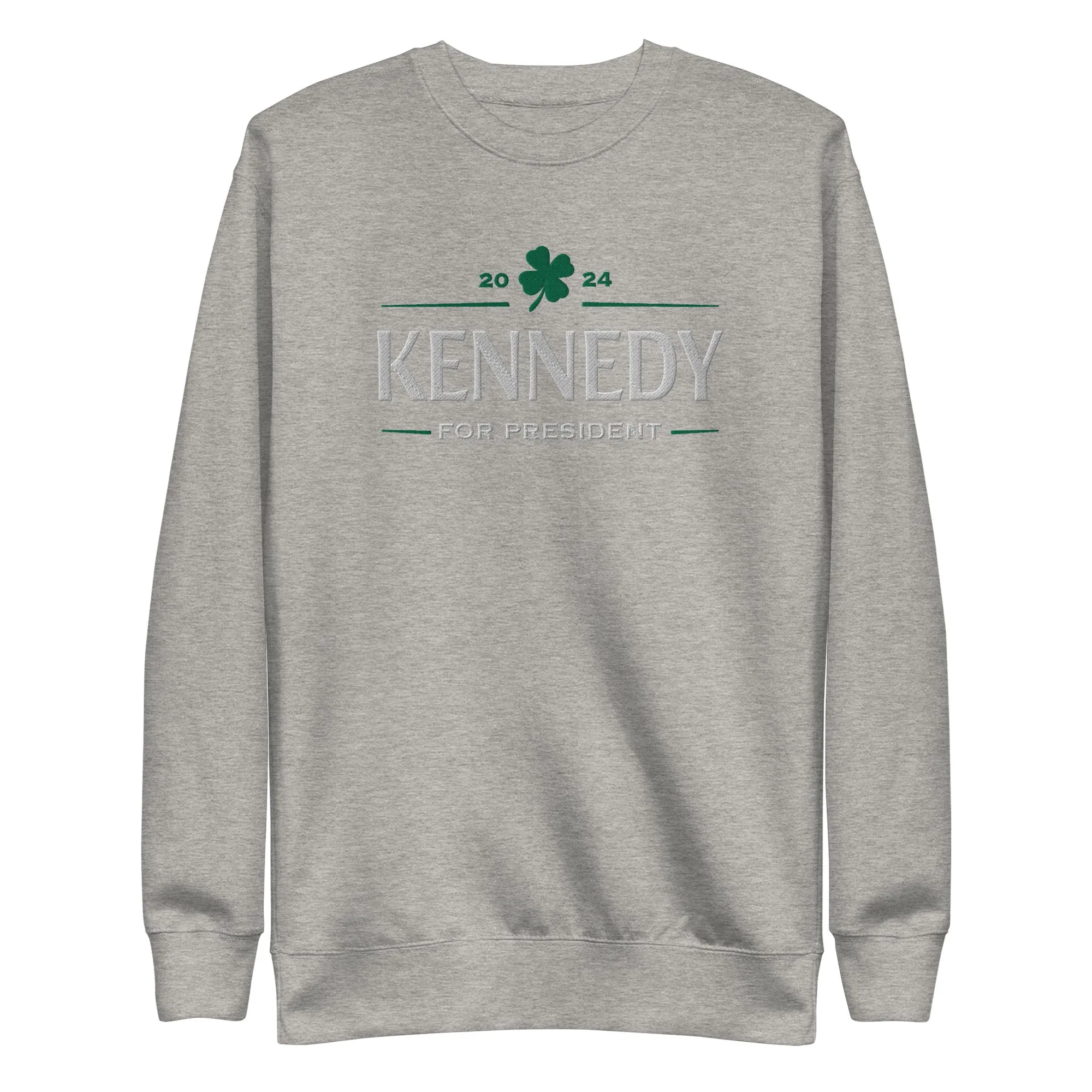 Kennedy Clover Embroidered Unisex Premium Sweatshirt