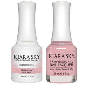 Kiara Sky All-in-One Gel   Polish Duo - 5043 Triple Threat