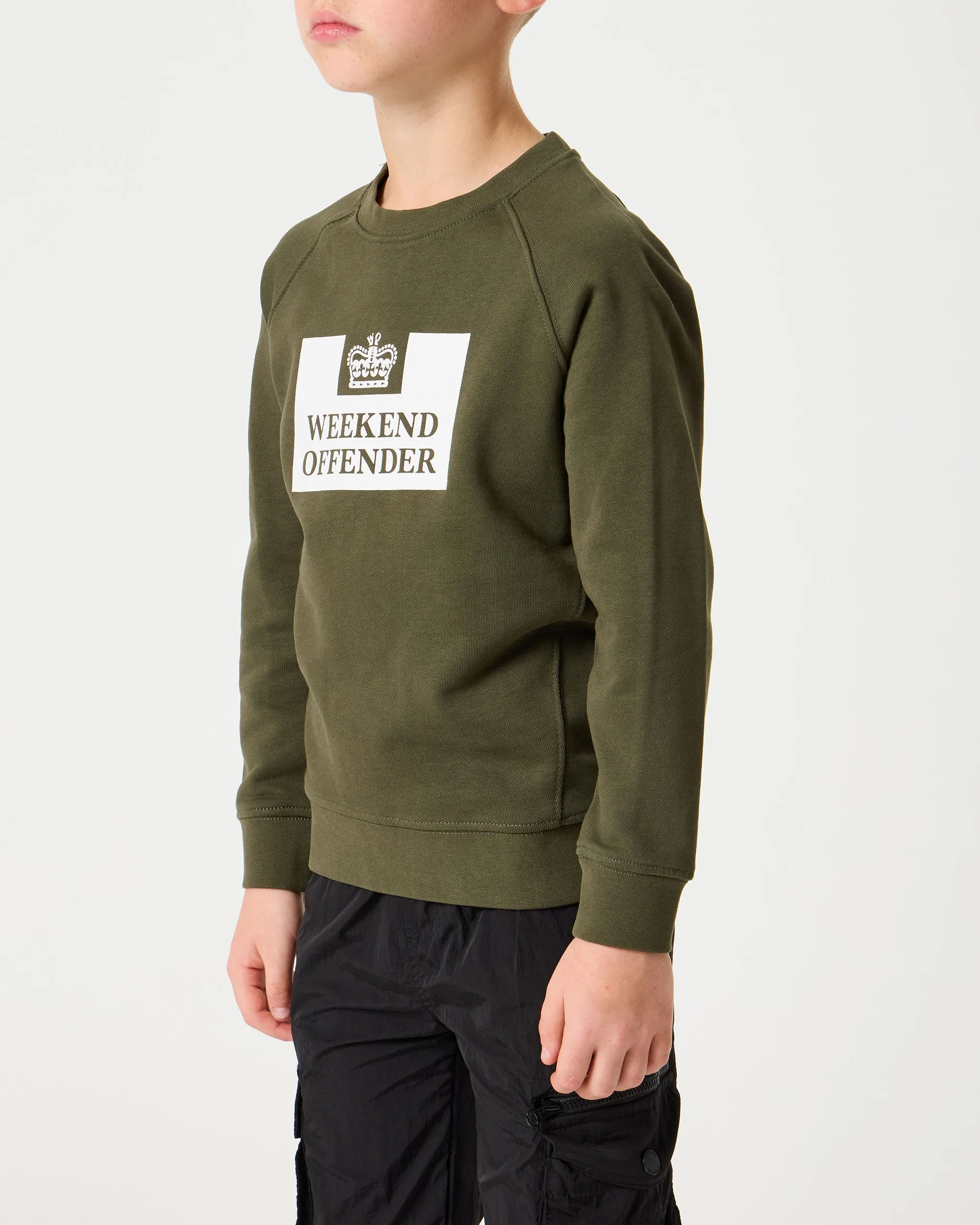 Kids Penitentiary Classic Sweatshirt Dark Green