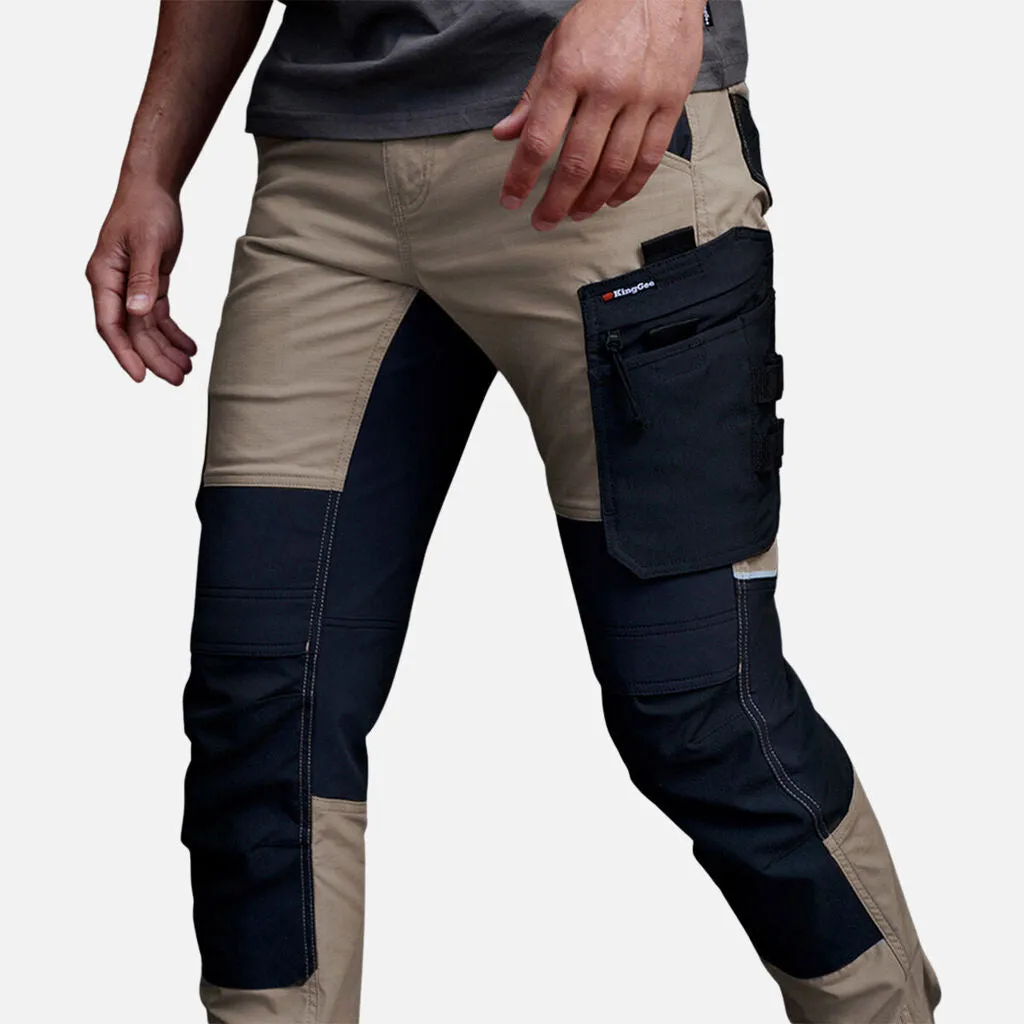 King Gee Quantum Lightweight Stretch Ripstop Pants with Knee Pockets (K13003)