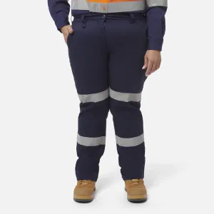 King Gee Women's Stretch Biomotion Reflective Work Pants (K43010)