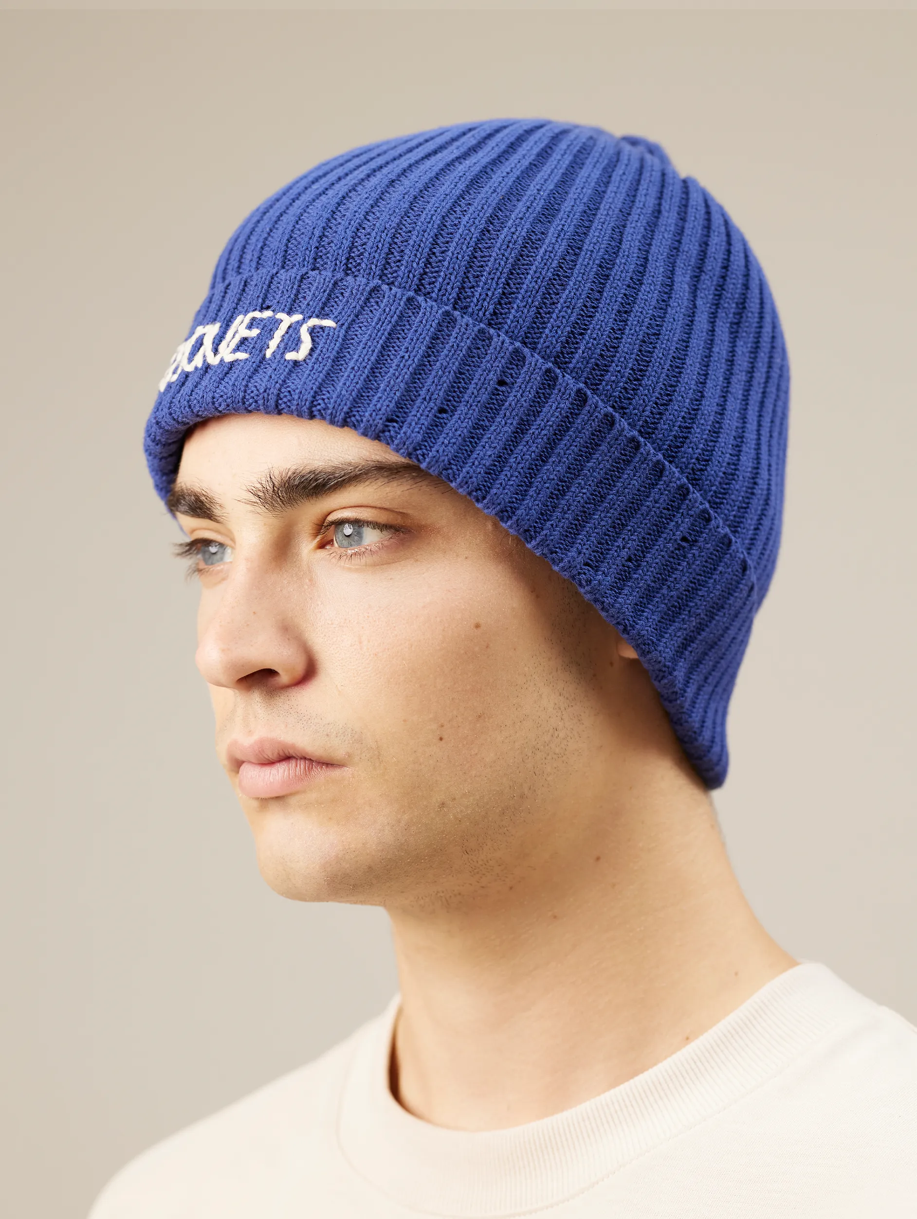 KNIT BEANIE BLUE "MOSQUETS"