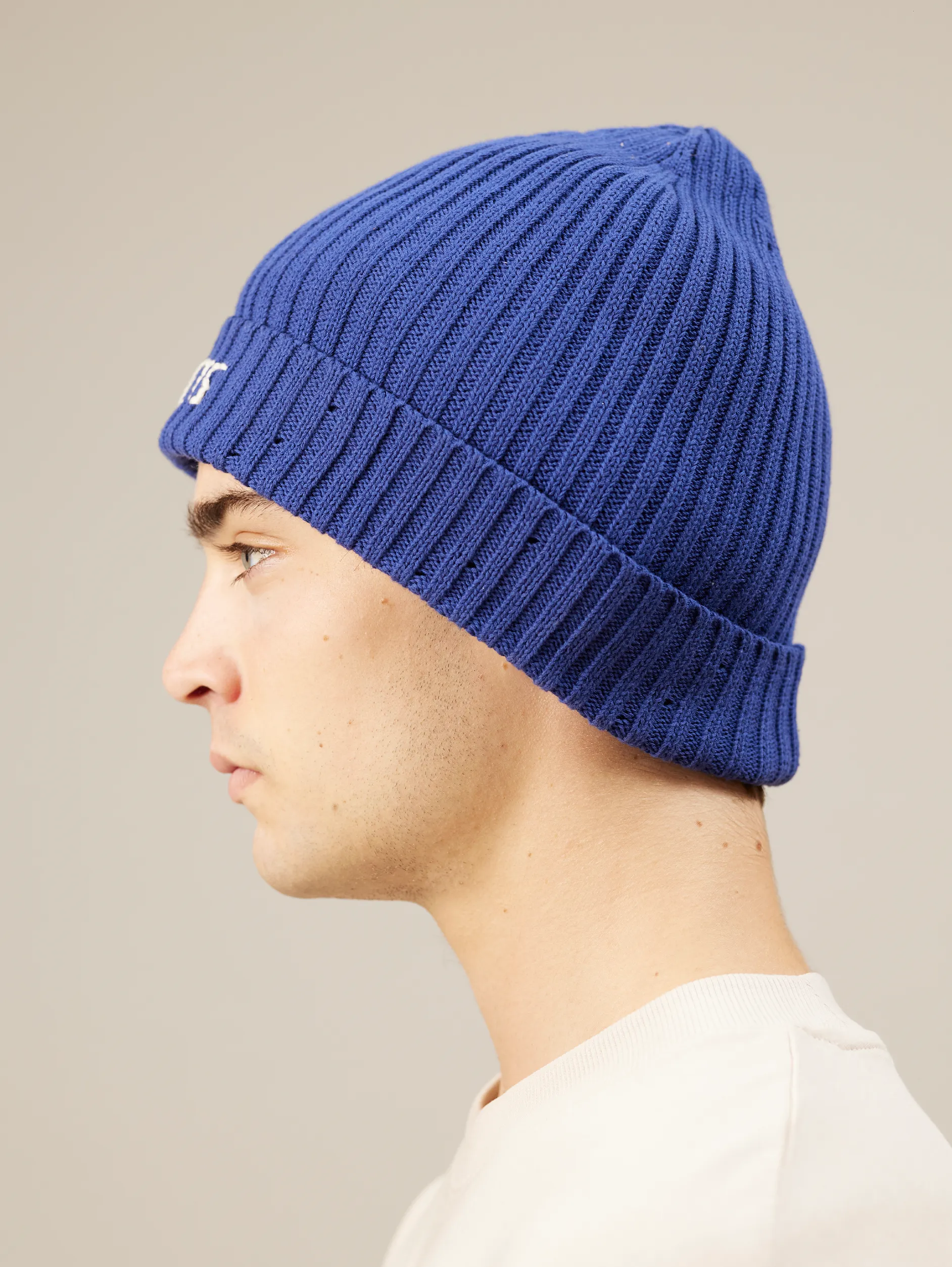 KNIT BEANIE BLUE "MOSQUETS"