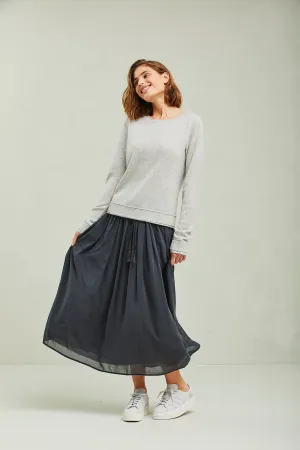 Kristensen Du Nord Drawstring Silk Skirt