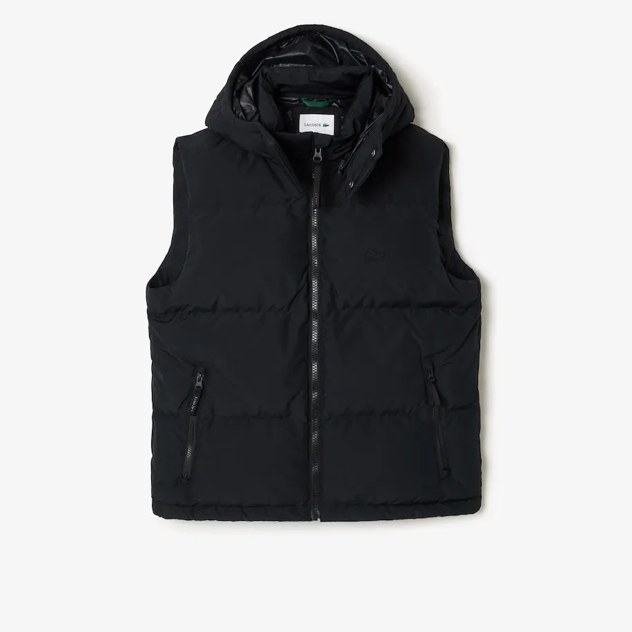 LACOSTE QULTED CROC DOWN VEST Men’s -BLACK