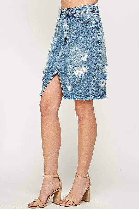 Ladies Denim Skirt