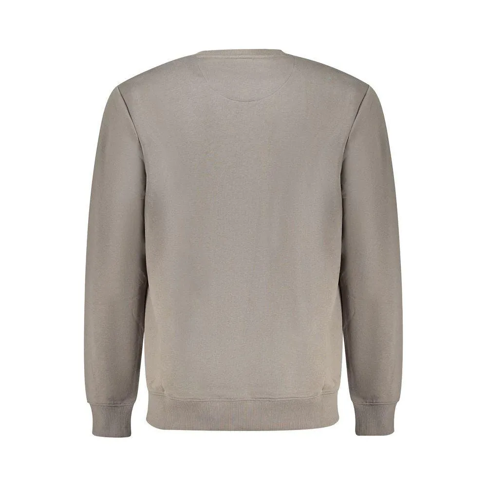 Lee Gray Cotton Men Sweater