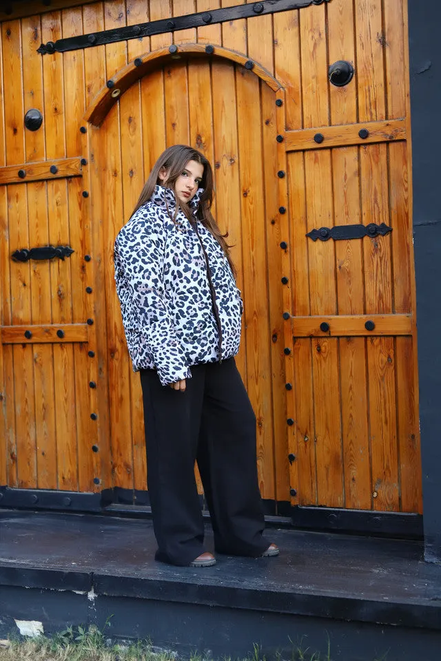 Leopard Puffer Jacket - Keen