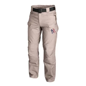 LETTER PRINT OUTDOOR WEARABLE QUICK DRY MULTI-POCKET CARGO PANTS WITHOUT BELT