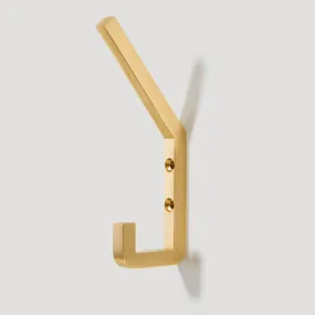 LEVI Square Hook - Brass