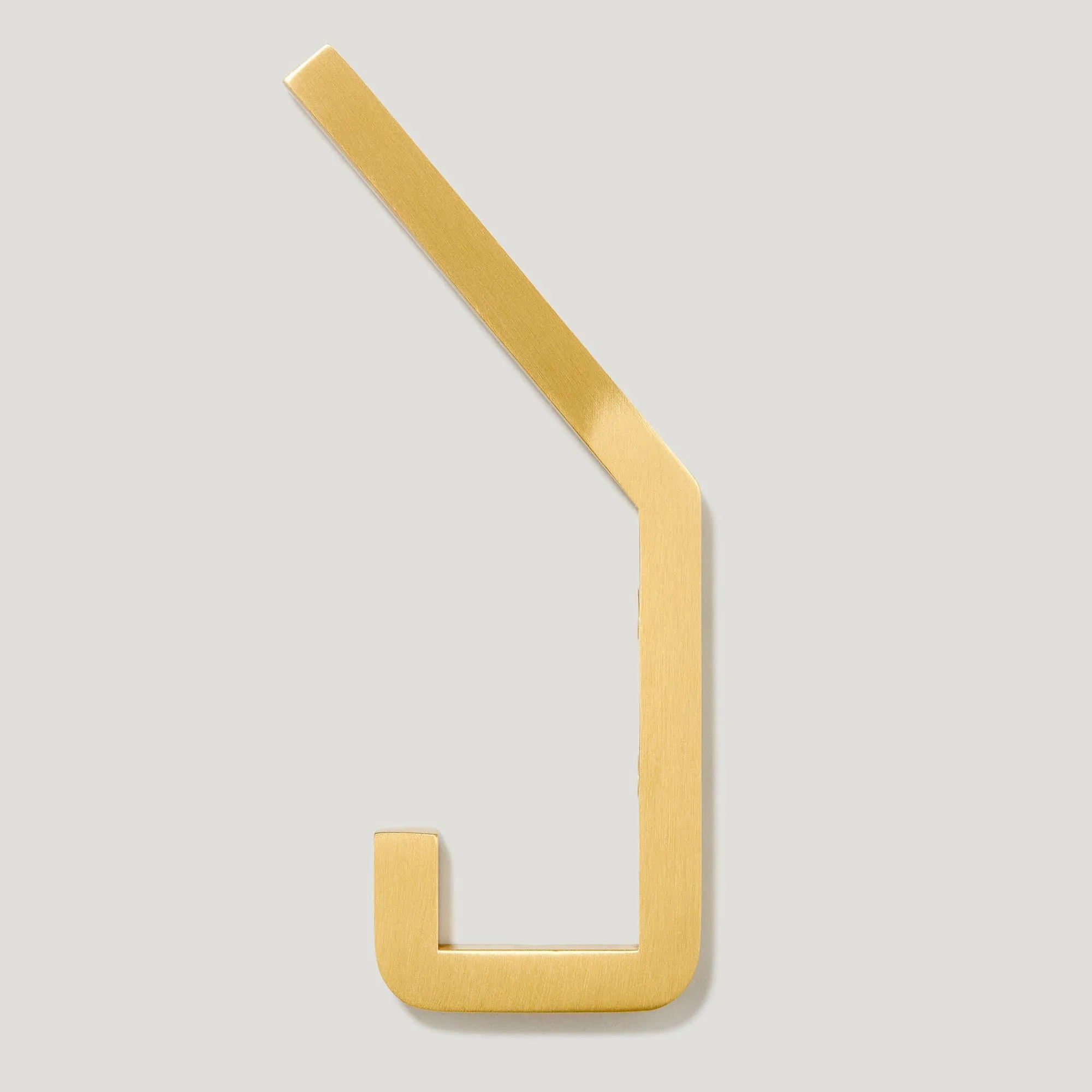 LEVI Square Hook - Brass