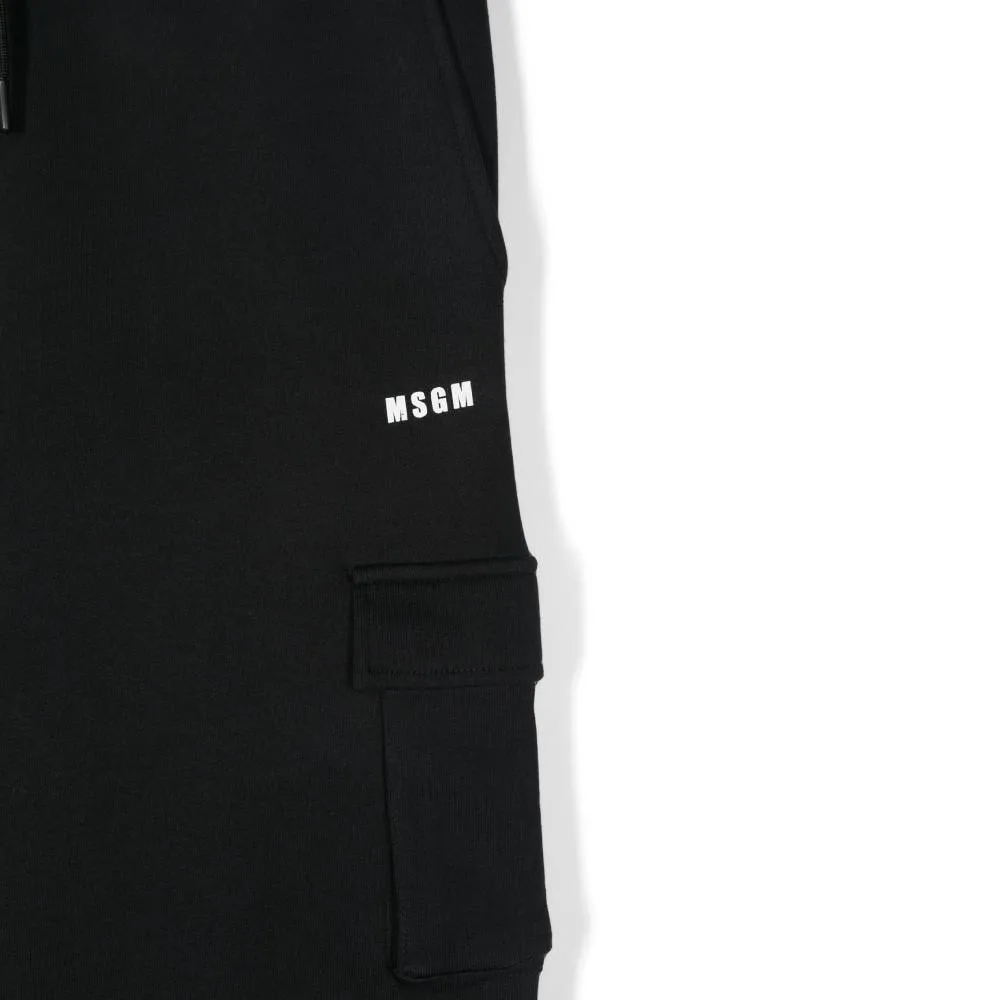 Logo Print Cargo Pants