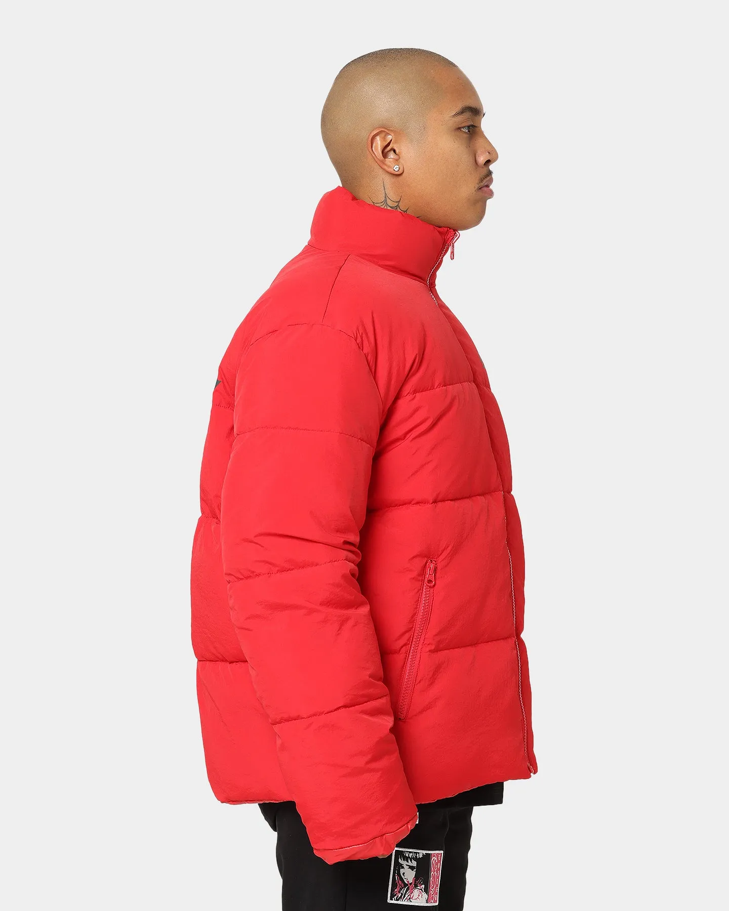 Loiter Certified Reversible Puffer Jacket Red