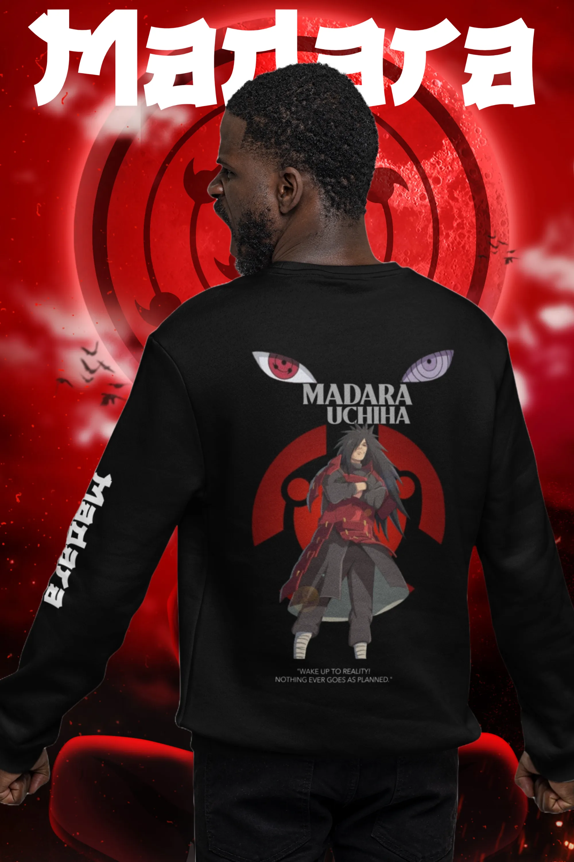 Madara Uchiha Naruto Oversized Sweatshirt