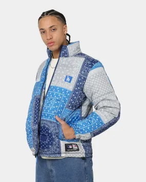 Majestic Athletic Los Angeles Dodgers Bandana Paisley Jacket Contrast Aop Paisley