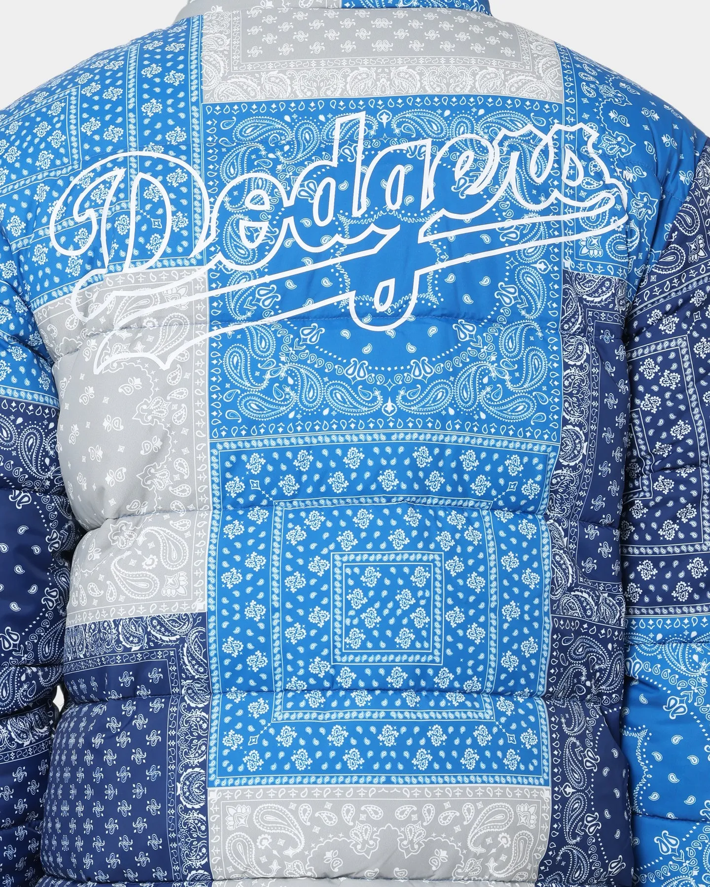 Majestic Athletic Los Angeles Dodgers Bandana Paisley Jacket Contrast Aop Paisley