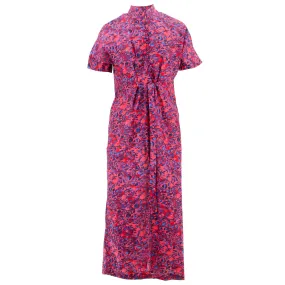 Mandarin Maxi Dress - Vibrant Leaf