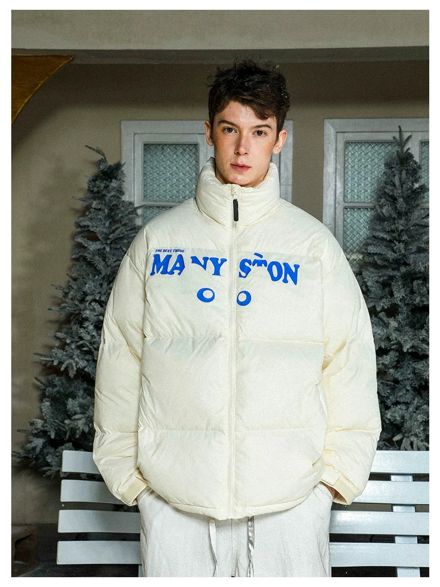 MANYSTON Cat Logo Puffer Jacket