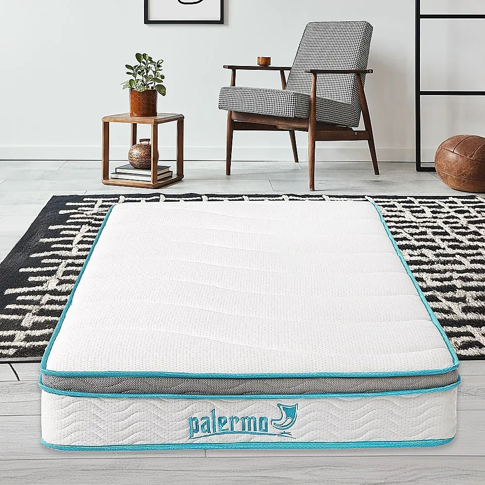 Medium-Firm Memory Foam Hybrid Mattress, King Single - Palermo